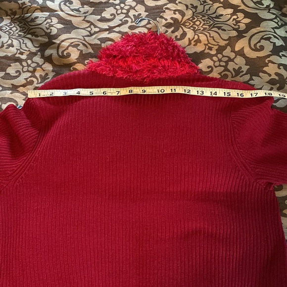 Once Again Red Cardigan - Picture 7 of 8